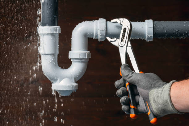 Professional Drain Cleaning technician working in Crown Point, IN